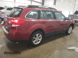 2014 Subaru Outback 2.5i with VIN 4S4BRBAC9E3304240, listed as a Copart auction lot 54567135 with 55,202 mi miles and Non repairable. Bid and sale history available at DreamBid. Image 3.