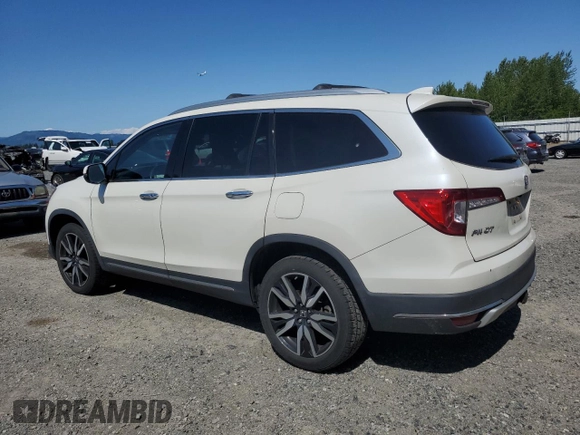 2019 Honda Pilot Touring 7-Passenger with VIN 5FNYF6H67KB024507, listed as a Copart auction lot 59041095 with 85,133 mi miles and Salvage title. Bid and sale history available at DreamBid. Image 2.
