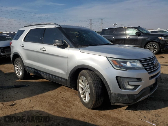 2017 Ford Explorer XLT with VIN 1FM5K7DH6HGB04709, listed as a Copart auction lot 47394655 with 99,291 mi miles and Salvage Title. Bid and sale history available at carsss.com. Image 4.