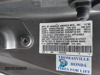 2007 Honda Element SC with VIN 5J6YH18987L006085, listed as a IAAI auction lot 42164528 with 253,868 mi miles and . Bid and sale history available at DreamBid. Image 9.