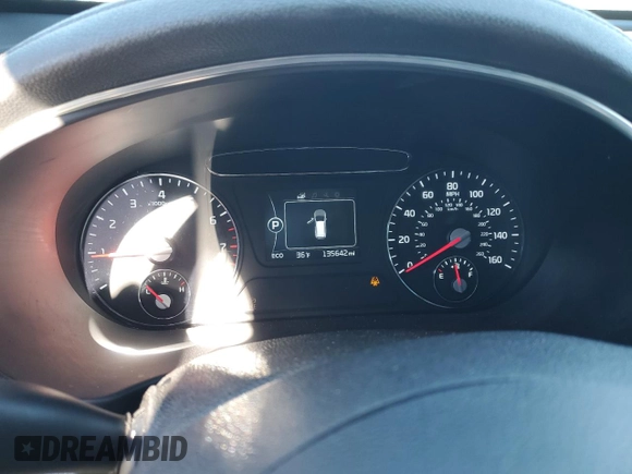 2016 Kia Sorento EX with VIN 5XYPHDA16GG047107, listed as a Copart auction lot 42509755 with 135,642 mi miles and Salvage Title. Bid and sale history available at carsss.com. Image 9.
