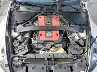 2017 Nissan 370Z z VIN JN1AZ4EH0HM954013, wystawiony jako Copart lot #43855725 z przebiegiem 22 607 mil mil oraz Szkoda całkowita • Salvage title. Historia ofert i sprzedaży dostępna na DreamBid. Obrazek 12.