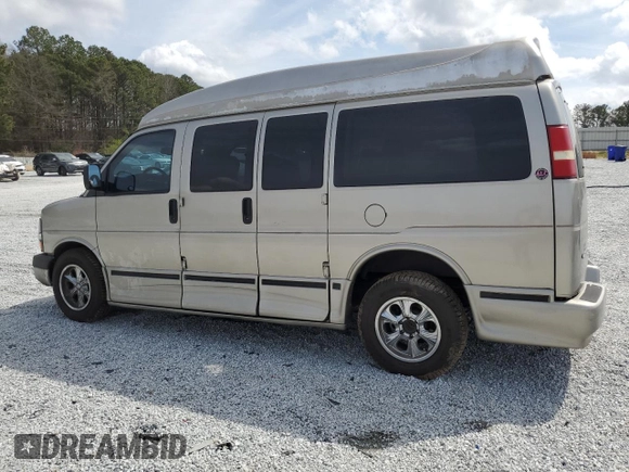 2004 Chevrolet Express Passenger z VIN 1GBFG15TX41155433, wystawiony jako Copart lot #48826455 z przebiegiem 327 969 mil mil oraz Szkoda całkowita • Salvage title. Historia ofert i sprzedaży dostępna na DreamBid. Obrazek 2.