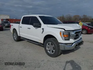 2021 Ford F-150 XL with VIN 1FTEW1EP8MKE37660, listed as a IAAI auction lot 41724059 with 45,596 mi miles. Bid and sale history available at carsss.com. Image 1.