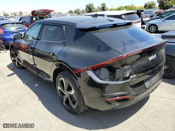 2023 Kia EV6 GT-Line with VIN KNDC4DLCXP5115507, listed as a Copart auction lot 59076024 with 5,863 mi miles and Salvage Title. Bid and sale history available at carsss.com. Image 2.
