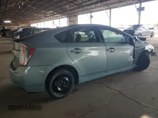 2012 Toyota Prius One z VIN JTDKN3DU4C1614637, wystawiony jako Copart lot #55791125 z przebiegiem Nie podano mil oraz Szkoda całkowita • Salvage title. Historia ofert i sprzedaży dostępna na DreamBid. Obrazek 3.