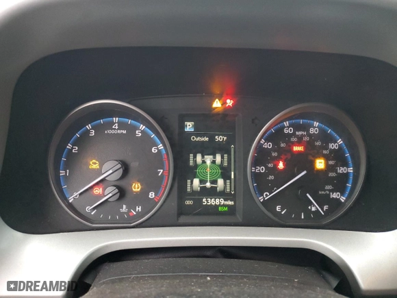 2018 Toyota RAV4 XLE with VIN 2T3RFREVXJW714634, listed as a Copart auction lot 79081164 with 53,689 mi miles and Salvage Title. Bid and sale history available at carsss.com. Image 9.