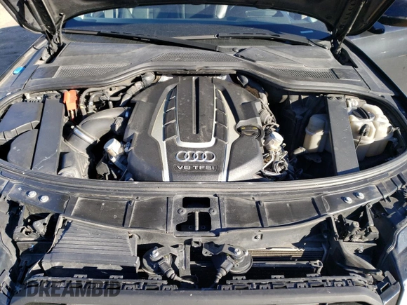 2015 Audi A8 L 4.0T with VIN WAU32AFD5FN020597, listed as a Copart auction lot 45221125 with 103,637 mi miles and Clean Title. Bid and sale history available at carsss.com. Image 11.