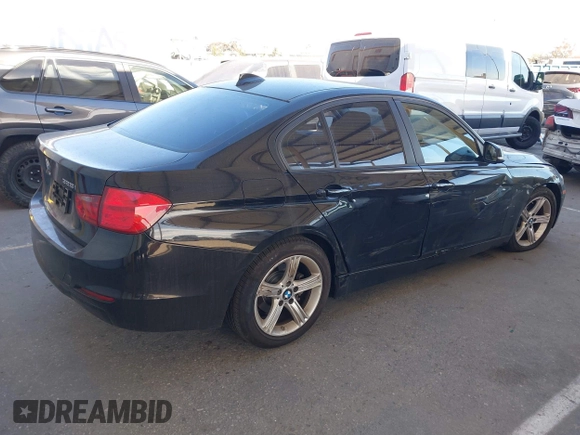 2013 BMW 3 Series 328i with VIN WBA3C1C54DF444998, listed as a IAAI auction lot 41392949 with 158,555 mi miles. Bid and sale history available at carsss.com. Image 4.
