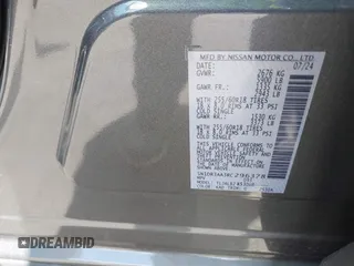2024 Nissan Pathfinder S with VIN 5N1DR3AA3RC296378, listed as a IAAI auction lot 42249673 with 10,309 mi miles and . Bid and sale history available at DreamBid. Image 9.