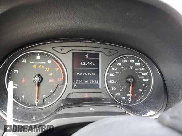 2015 Audi A3 1.8T Premium with VIN WAU6CLFF5F1128880, listed as a Copart auction lot 43601195 with 40,964 mi miles and Salvage Title. Bid and sale history available at carsss.com. Image 9.