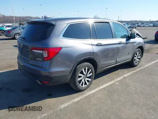 2021 Honda Pilot EX-L with VIN 5FNYF6H54MB028203, listed as a IAAI auction lot 41641116 with 46,755 mi miles and . Bid and sale history available at DreamBid. Image 4.