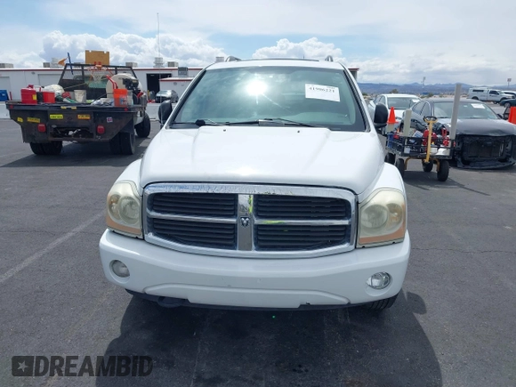 2004 Dodge Durango Limited with VIN 1D8HB58D74F220113, listed as a IAAI auction lot 41906221 with 191,576 mi miles and . Bid and sale history available at DreamBid. Image 6.