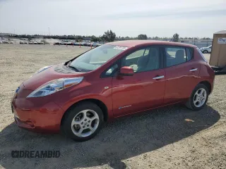 2012 Nissan LEAF SL with VIN JN1AZ0CP4CT020986, listed as a Copart auction lot 53285705 with 64,589 mi miles and Clean Title. Bid and sale history available at carsss.com. Image 1.