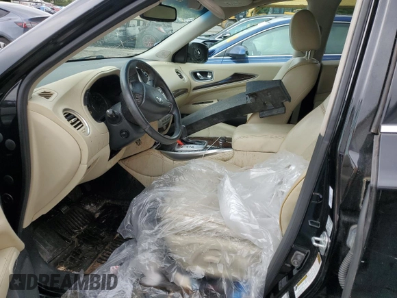 2015 Infiniti QX60 with VIN 5N1AL0MM4FC535070, listed as a Copart auction lot 62691185 with 110,824 mi miles and Salvage title. Bid and sale history available at DreamBid. Image 7.