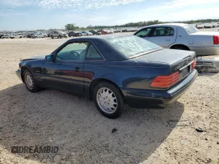 1996 Mercedes-Benz SL-Class with VIN WDBFA67F4TF127743, listed as a Copart auction lot 81627904 with 0 mi miles and Salvage Title. Bid and sale history available at carsss.com. Image 2.