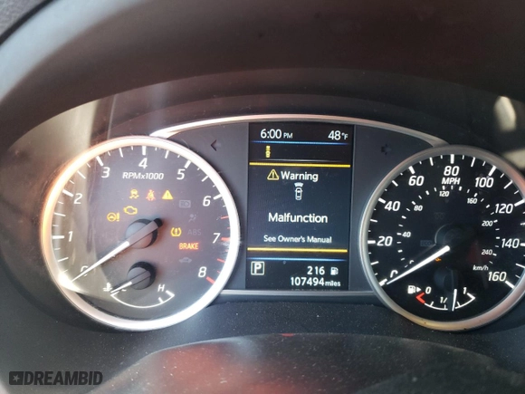 2019 Nissan Sentra SV with VIN 3N1AB7APXKY229235, listed as a Copart auction lot 53532245 with 107,494 mi miles and Clean Title. Bid and sale history available at carsss.com. Image 9.