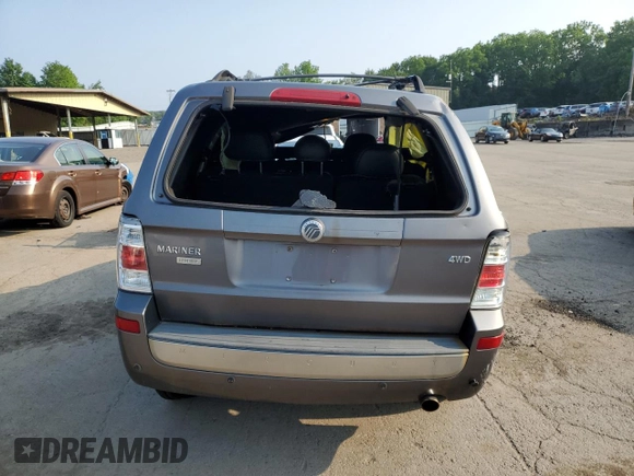 2009 Mercury Mariner Premier with VIN 4M2CU97G39KJ16748, listed as a Copart auction lot 60787005 with 191,206 mi miles and Salvage title. Bid and sale history available at DreamBid. Image 6.