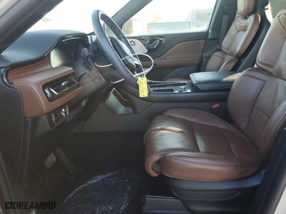2023 Lincoln Aviator Reserve with VIN 5LM5J7WC7PGL14770, listed as a Copart auction lot 86992014 with 22,267 mi miles and Salvage Title. Bid and sale history available at carsss.com. Image 7.