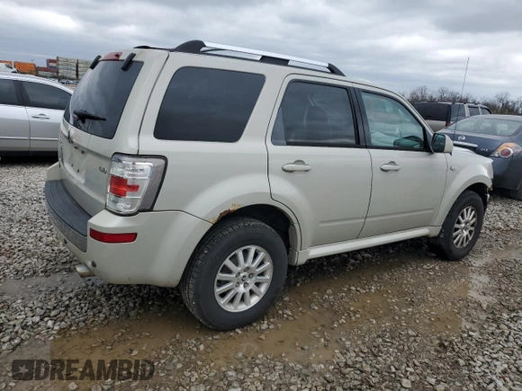 2009 Mercury Mariner Premier with VIN 4M2CU97789KJ11559, listed as a Copart auction lot 50976635 with 152,481 mi miles and Salvage Title. Bid and sale history available at carsss.com. Image 3.