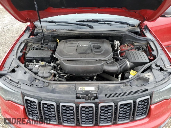 2017 Jeep Grand Cherokee Trailhawk with VIN 1C4RJFLG4HC932891, listed as a Copart auction lot 57217665 with 188,510 mi miles and Salvage title. Bid and sale history available at DreamBid. Image 12.
