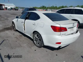 2008 Lexus IS 250 with VIN JTHBK262785083348, listed as a IAAI auction lot 42055461 with Not Provided miles. Bid and sale history available at carsss.com. Image 3.