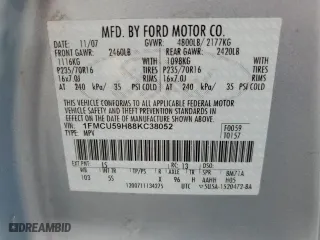 2008 Ford Escape Hybrid with VIN 1FMCU59H88KC38052, listed as a Copart auction lot 44242685 with 246,562 mi miles and Salvage Title. Bid and sale history available at carsss.com. Image 15.