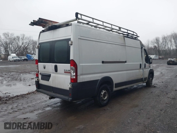 2014 Ram ProMaster Cargo with VIN 3C6URVJG4EE123550, listed as a IAAI auction lot 41184203 with 90,000 mi miles. Bid and sale history available at carsss.com. Image 4.