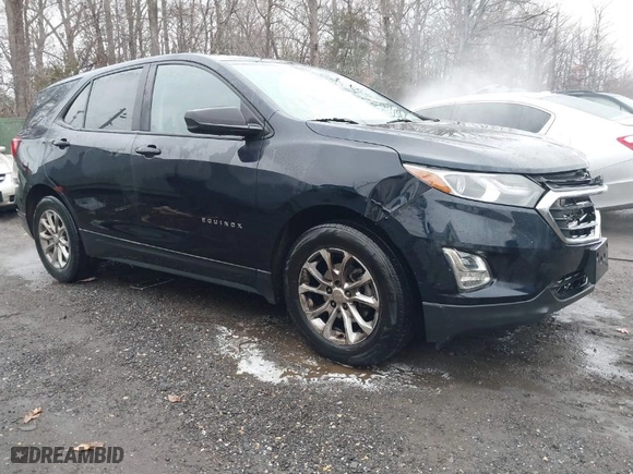 2020 Chevrolet Equinox LS with VIN 3GNAXHEV5LS733328, listed as a IAAI auction lot 41169134 with 152,089 mi miles. Bid and sale history available at carsss.com. Image 1.