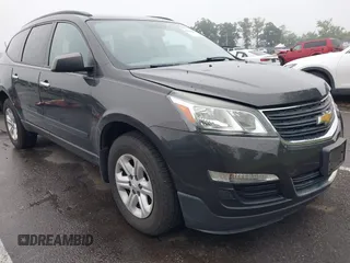 2014 Chevrolet Traverse LS z VIN 1GNKVFED2EJ276343, wystawiony jako IAAI lot #42529416 z przebiegiem 131 910 mil mil oraz . Historia ofert i sprzedaży dostępna na DreamBid. Obrazek 1.