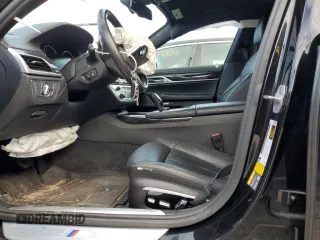 2017 BMW 7 Series 740e xDrive iPerformance with VIN WBA7J2C33HG497977, listed as a Copart auction lot 37351114 with 0 mi miles. Bid and sale history available at carsss.com. Image 7.