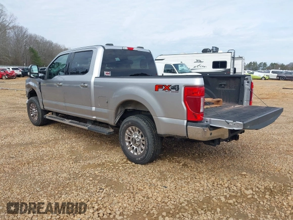 2021 Ford Super Duty F-250 SRW XL with VIN 1FT7W2BN1MEE03270, listed as a IAAI auction lot 41430415 with 56,200 mi miles. Bid and sale history available at carsss.com. Image 3.