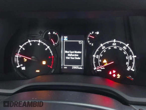 2024 Toyota 4Runner SR5 Premium with VIN JTENU5JRXR6306925, listed as a IAAI auction lot 41212768 with 2,905 mi miles and . Bid and sale history available at DreamBid. Image 7.