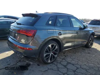 2021 Audi SQ5 with VIN WA1C4BFY4M2001182, listed as a Copart auction lot 86241244 with 36,604 mi miles and Salvage Title. Bid and sale history available at DreamBid. Image 3.