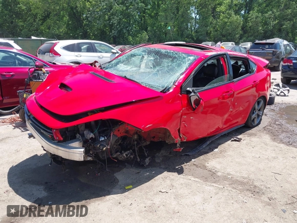 2016 Dodge Dart GT z VIN 1C3CDFEB1GD624797, wystawiony jako IAAI lot #42275210 z przebiegiem 90 264 mil mil oraz . Historia ofert i sprzedaży dostępna na DreamBid. Obrazek 2.