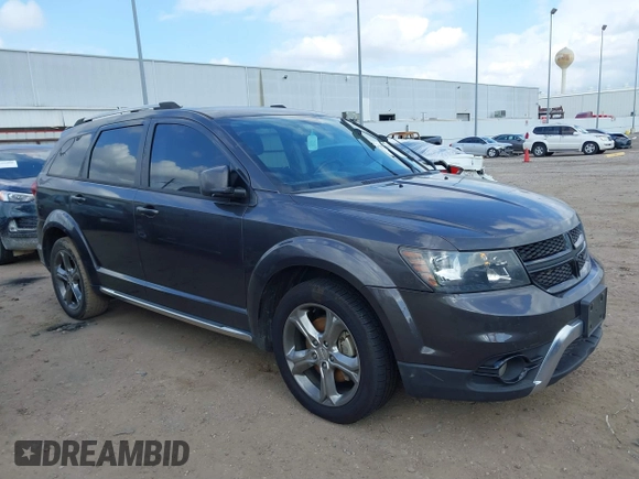 2016 Dodge Journey Crossroad Plus z VIN 3C4PDCGB1GT203035, wystawiony jako IAAI lot #41518100 z przebiegiem 147 437 mil mil oraz . Historia ofert i sprzedaży dostępna na DreamBid. Obrazek 1.