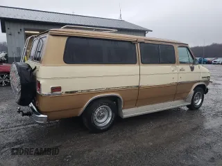 1981 Chevrolet Chevy Van z VIN 1G8EG25L4B7106150, wystawiony jako Copart lot #84432694 z przebiegiem 77 928 mil mil oraz Czysty tytuł • Clean title. Historia ofert i sprzedaży dostępna na DreamBid. Obrazek 3.