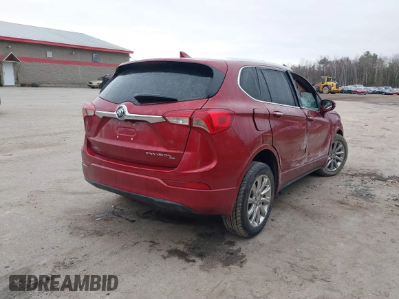 2019 Buick Envision Essence with VIN LRBFX2SA3KD042082, listed as a IAAI auction lot 40952651 with 43,998 mi miles and . Bid and sale history available at carsss.com. Image 4.