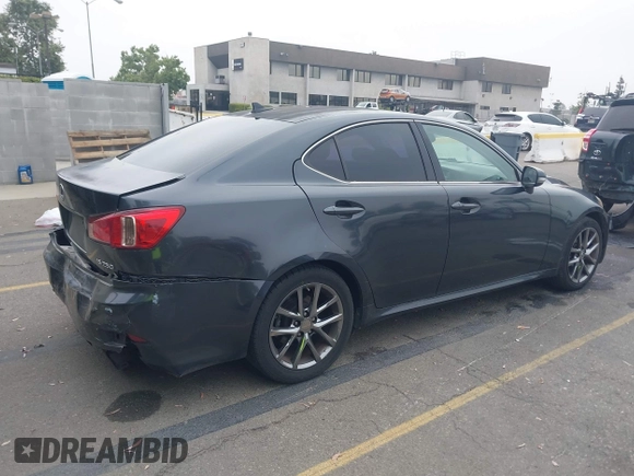 2011 Lexus IS 250 with VIN JTHBF5C20B5132424, listed as a IAAI auction lot 42497980 with 158,493 mi miles and . Bid and sale history available at DreamBid. Image 4.