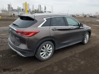 2019 Infiniti QX50 PURE with VIN 3PCAJ5M37KF108445, listed as a Copart auction lot 82199064 with 133,707 mi miles and Salvage Title. Bid and sale history available at carsss.com. Image 3.