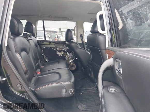 2020 Nissan Armada SL with VIN JN8AY2ND4L9107593, listed as a IAAI auction lot 41538490 with 185,607 mi miles. Bid and sale history available at carsss.com. Image 8.