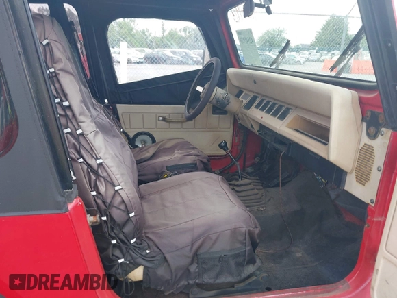 1991 Jeep Wrangler with VIN 2J4FY19P7MJ132895, listed as a IAAI auction lot 42541973 with 169,999 mi miles and . Bid and sale history available at DreamBid. Image 5.
