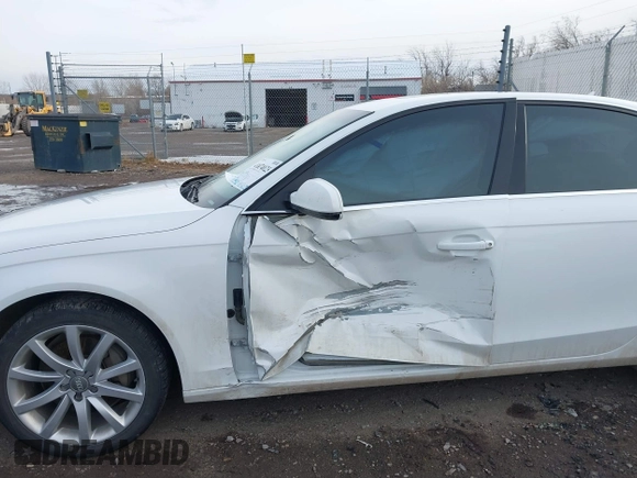 2013 Audi A4 Premium Plus with VIN WAUFFAFLXDN046666, listed as a IAAI auction lot 41074023 with 92,092 mi miles and . Bid and sale history available at DreamBid. Image 6.