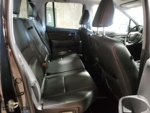2017 Honda Ridgeline RTL-E with VIN 5FPYK3F77HB039336, listed as a Copart auction lot 45564555 with 115,809 mi miles and Salvage Title. Bid and sale history available at carsss.com. Image 10.