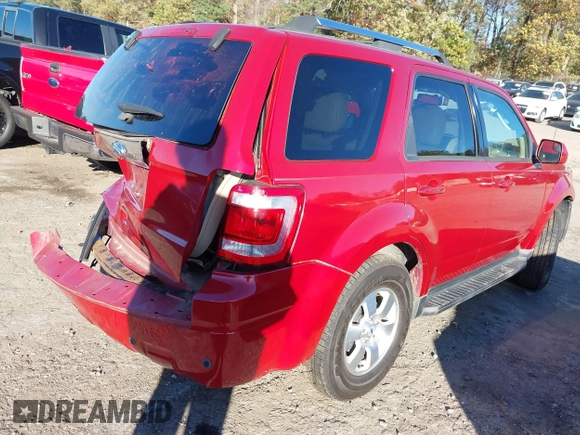 2010 Ford Escape Limited with VIN 1FMCU9E71AKA62228, listed as a IAAI auction lot 40817032 with 237,761 mi miles and . Bid and sale history available at DreamBid. Image 4.