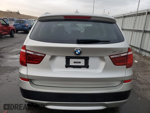 2013 BMW X3 xDrive28i with VIN 5UXWX9C58D0D06257, listed as a Copart auction lot 78524724 with 125,164 mi miles and Salvage Title. Bid and sale history available at carsss.com. Image 6.