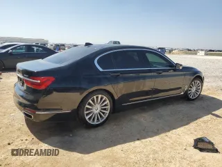 2016 BMW 7 Series 740i with VIN WBA7E2C54GG547029, listed as a Copart auction lot 49001355 with 109,385 mi miles and Clean Title. Bid and sale history available at carsss.com. Image 3.