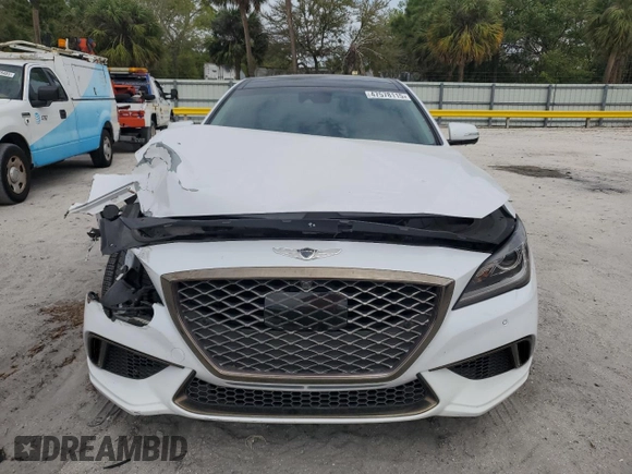 2019 Genesis G80 3.8L с VIN KMHGN4JE9KU288786, выставлен на аукционе Copart как лот 47578115 с пробегом 53 107 миль миль и На запчасти • Non repairable. История ставок и продаж доступна на DreamBid. Изображение 5.