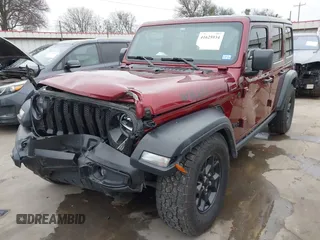 2021 Jeep Wrangler Unlimited Sport S with VIN 1C4HJXDN9MW777830, listed as a IAAI auction lot 41625934 with 42,251 mi miles and . Bid and sale history available at DreamBid. Image 21.