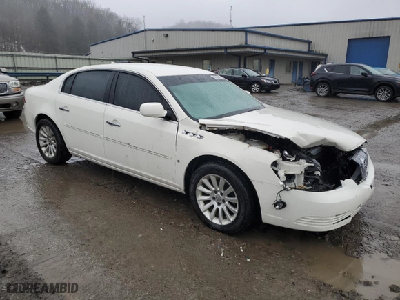 2009 Buick Lucerne CXL with VIN 1G4HD571X9U148662, listed as a Copart auction lot 43030945 with 74,953 mi miles and Salvage Title. Bid and sale history available at carsss.com. Image 4.